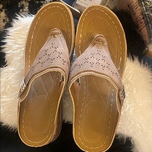 Elegant Tan Women's Sandals